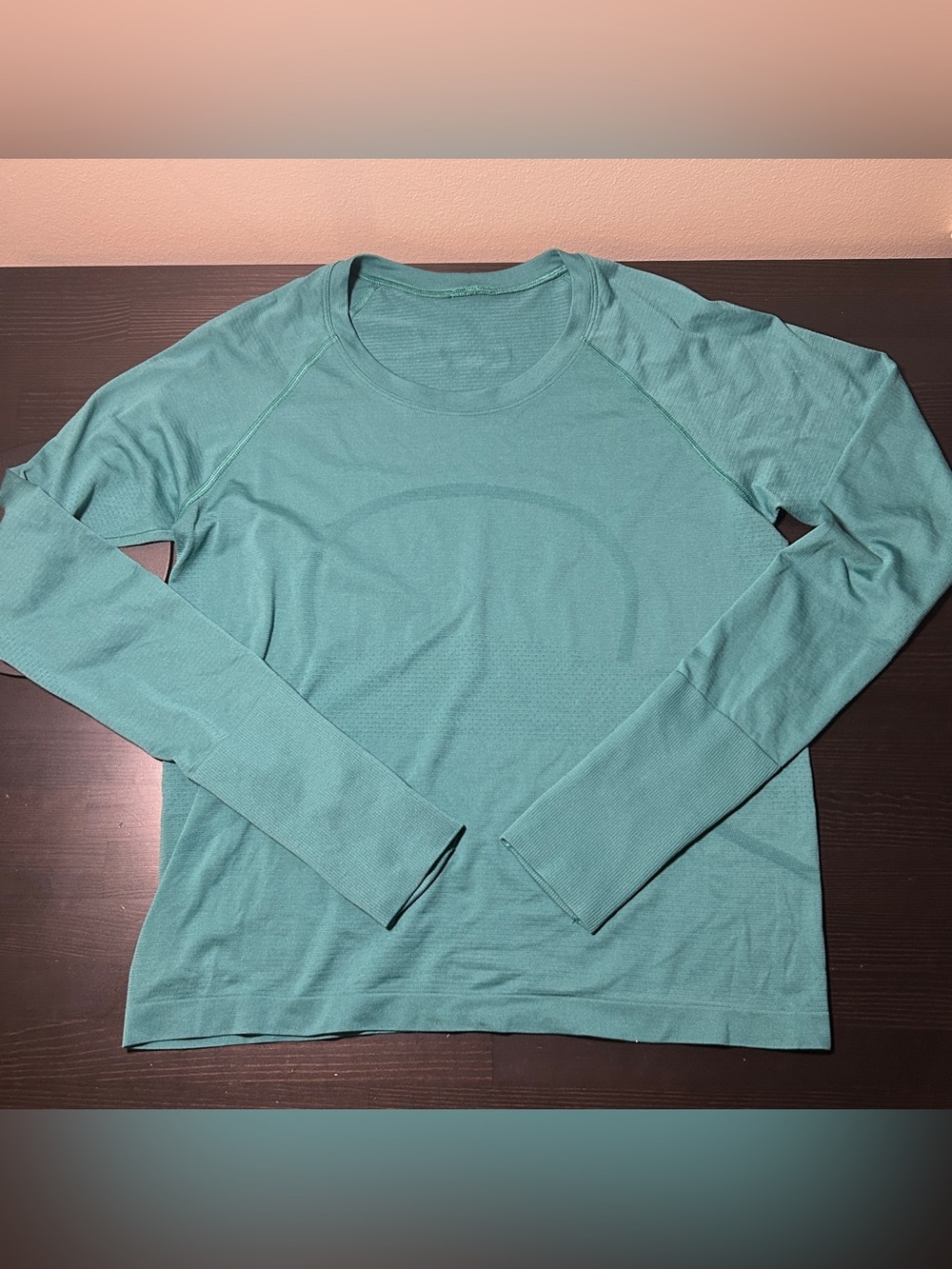 Lululemon Swiftly Long Sleeve 2.0 *waist length -- Teal Lagoon (size 10)